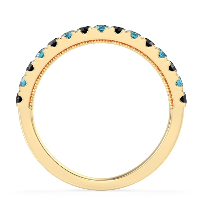 Half-Eternity Pave Milgrain Janu Band