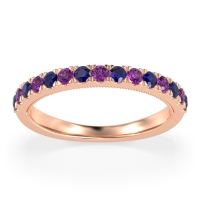 Half-Eternity Pave Milgrain Janu Band