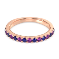 Half-Eternity Pave Milgrain Janu Band