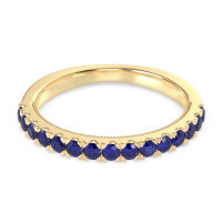 Half-Eternity Pave Milgrain Janu Band