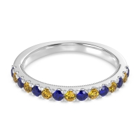 Half-Eternity Pave Milgrain Janu Band