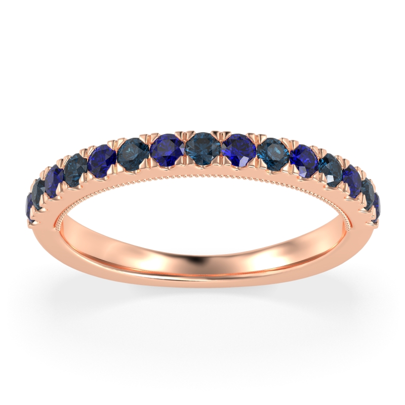 Half-Eternity Pave Milgrain Janu Band