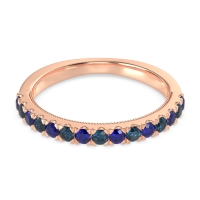 Half-Eternity Pave Milgrain Janu Band
