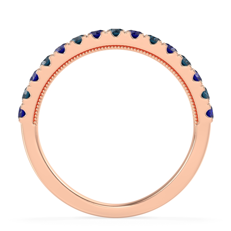 Half-Eternity Pave Milgrain Janu Band