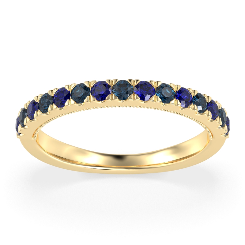 Half-Eternity Pave Milgrain Janu Band