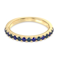 Half-Eternity Pave Milgrain Janu Band