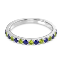 Half-Eternity Pave Milgrain Janu Band