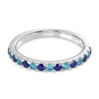 Half-Eternity Pave Milgrain Janu Band