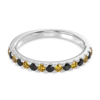 Half-Eternity Pave Milgrain Janu Band