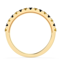 Half-Eternity Pave Milgrain Janu Band