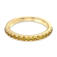 Half-Eternity Pave Milgrain Janu Band