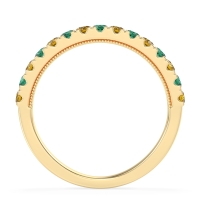 Half-Eternity Pave Milgrain Janu Band