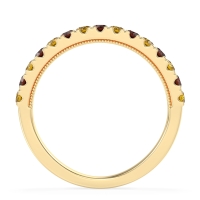 Half-Eternity Pave Milgrain Janu Band