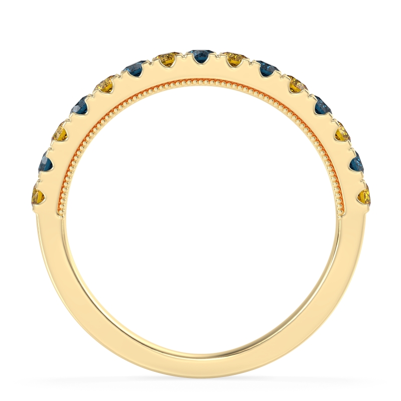 Half-Eternity Pave Milgrain Janu Band