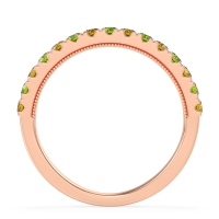Half-Eternity Pave Milgrain Janu Band