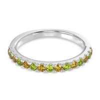 Half-Eternity Pave Milgrain Janu Band