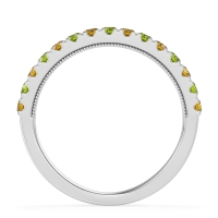 Half-Eternity Pave Milgrain Janu Band