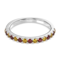 Half-Eternity Pave Milgrain Janu Band