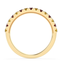 Half-Eternity Pave Milgrain Janu Band