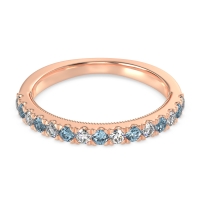 Half-Eternity Pave Milgrain Janu Band