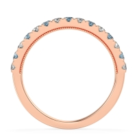 Half-Eternity Pave Milgrain Janu Band