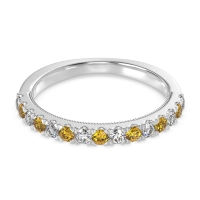 Half-Eternity Pave Milgrain Janu Band