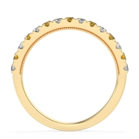 Half-Eternity Pave Milgrain Janu Band