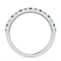 Half-Eternity Pave Milgrain Janu Band