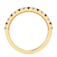 Half-Eternity Pave Milgrain Janu Band