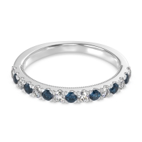 Half-Eternity Pave Milgrain Janu Band