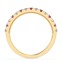 Half-Eternity Pave Milgrain Janu Band