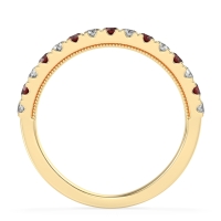 Half-Eternity Pave Milgrain Janu Band