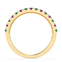 Half-Eternity Pave Milgrain Janu Band