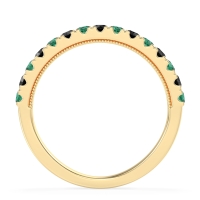 Half-Eternity Pave Milgrain Janu Band