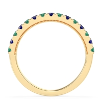 Half-Eternity Pave Milgrain Janu Band