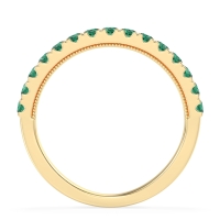 Half-Eternity Pave Milgrain Janu Band