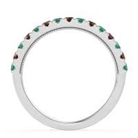 Half-Eternity Pave Milgrain Janu Band