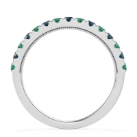 Half-Eternity Pave Milgrain Janu Band