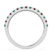 Half-Eternity Pave Milgrain Janu Band