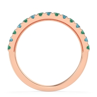 Half-Eternity Pave Milgrain Janu Band