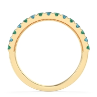 Half-Eternity Pave Milgrain Janu Band