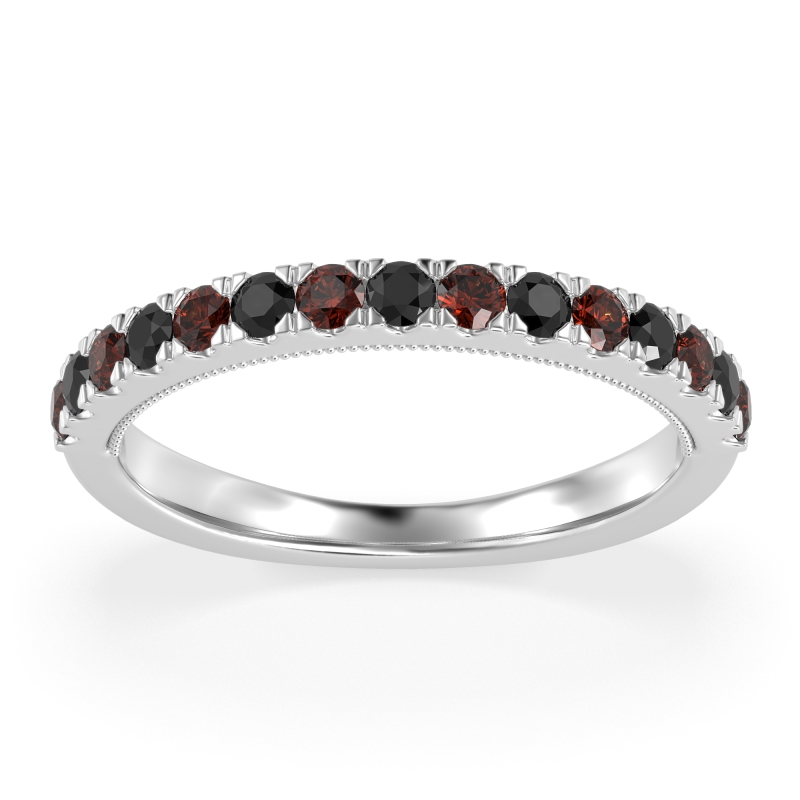 Half-Eternity Pave Milgrain Janu Band