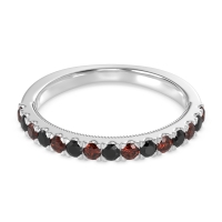 Half-Eternity Pave Milgrain Janu Band