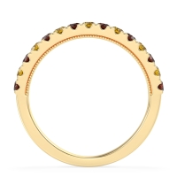 Half-Eternity Pave Milgrain Janu Band