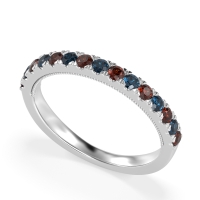 Half-Eternity Pave Milgrain Janu Band