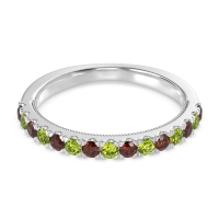 Half-Eternity Pave Milgrain Janu Band