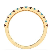 Half-Eternity Pave Milgrain Janu Band