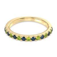 Half-Eternity Pave Milgrain Janu Band