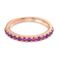 Half-Eternity Pave Milgrain Janu Band