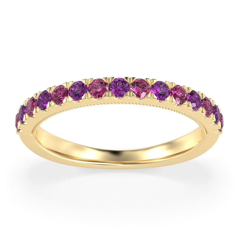 Half-Eternity Pave Milgrain Janu Band